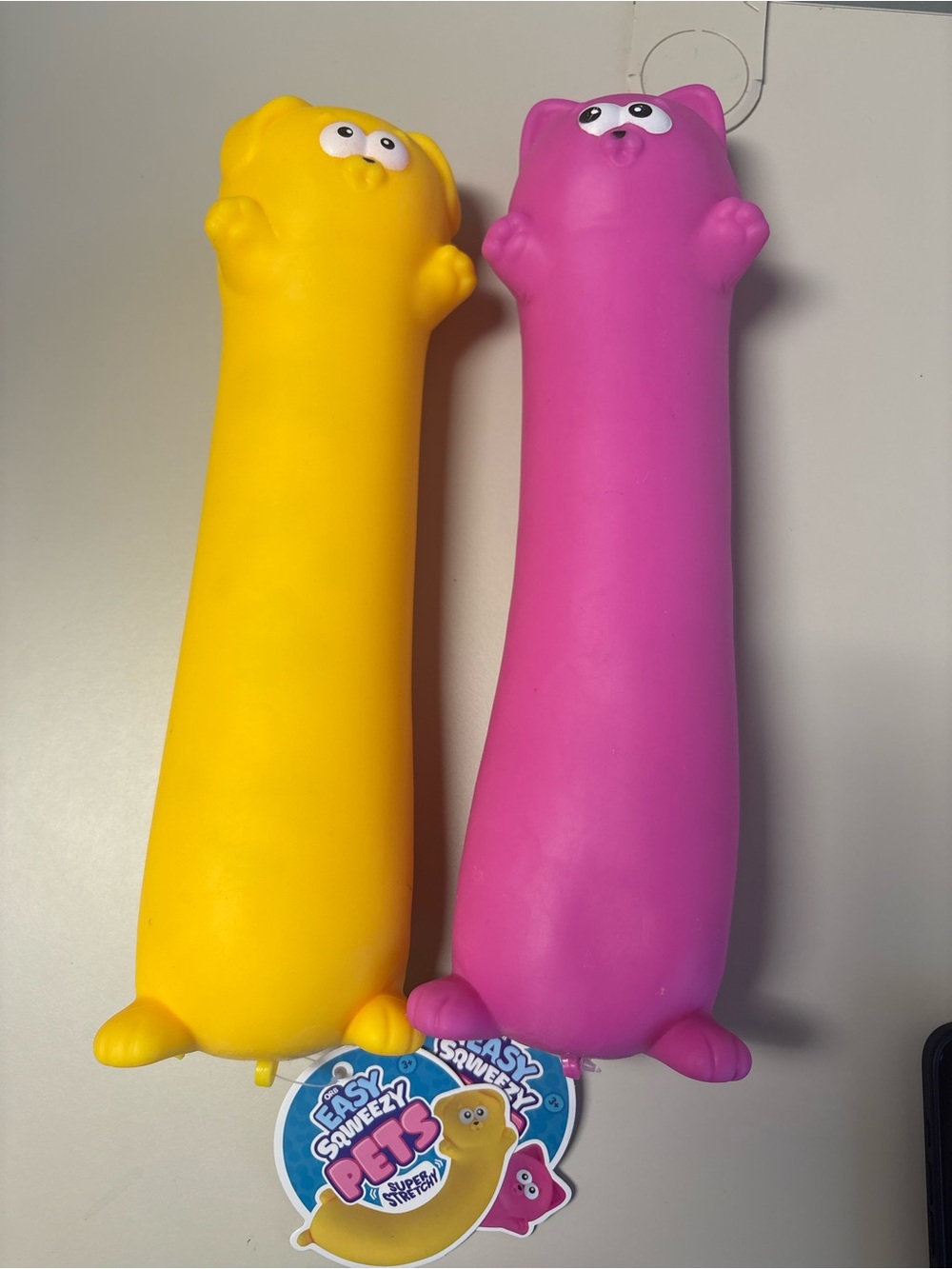 Stretchy Kids Toy - Yellow and Pink squishy